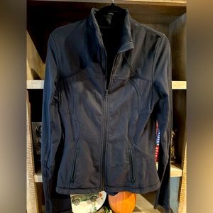 Lulu black full zip jacket